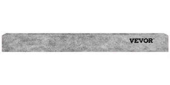 gray VEVOR shower curb for bathroom waterproofing with black logo on the side.