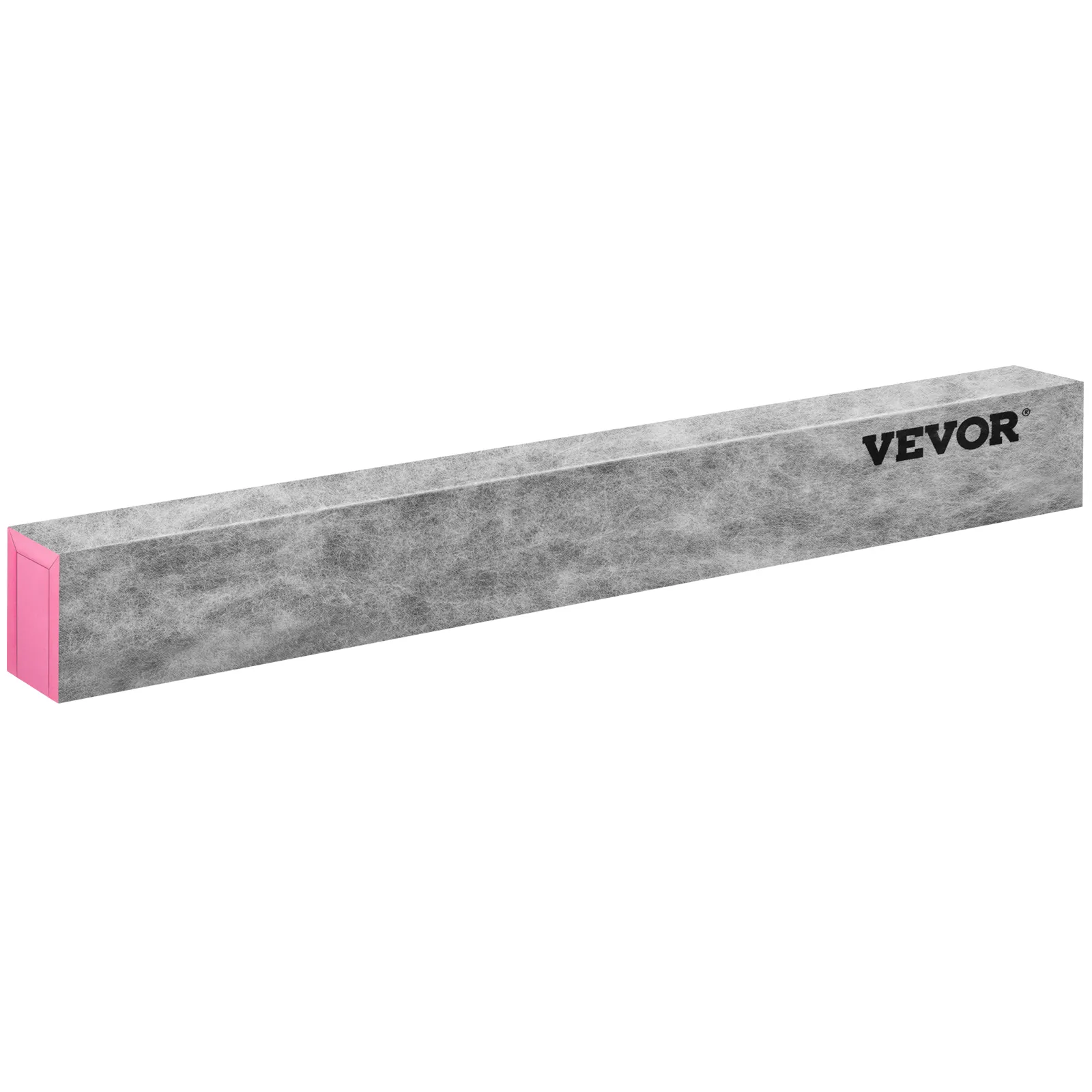 VEVOR shower curb in gray with a pink end cap for shower installation.