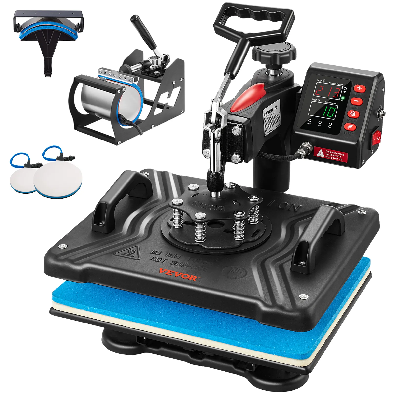 VEVOR 5-in-1 Digital Control Heat Press Cutting Plotter 38 x 29cm