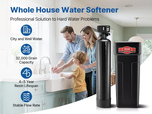 Descalcificador de alta capacidad