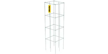 VEVOR tomato cages - four-tier metal plant support structure against white background.