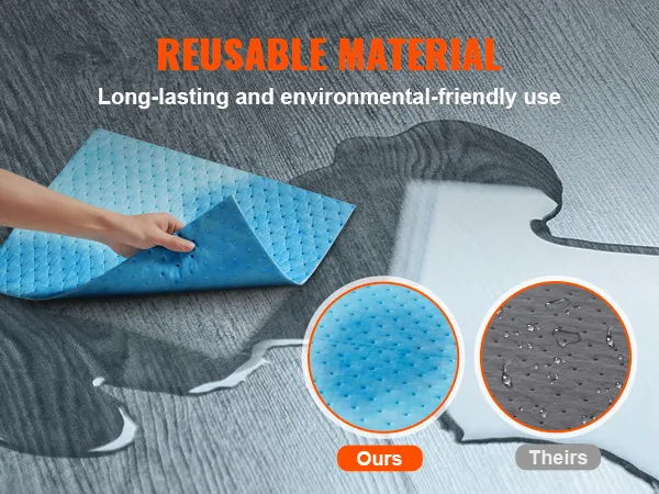 wiederverwendbare, langlebige VEVOR Saugpads für den umweltfreundlichen Einsatz auf grauem Untergrund mit Kontrasteinsätzen.