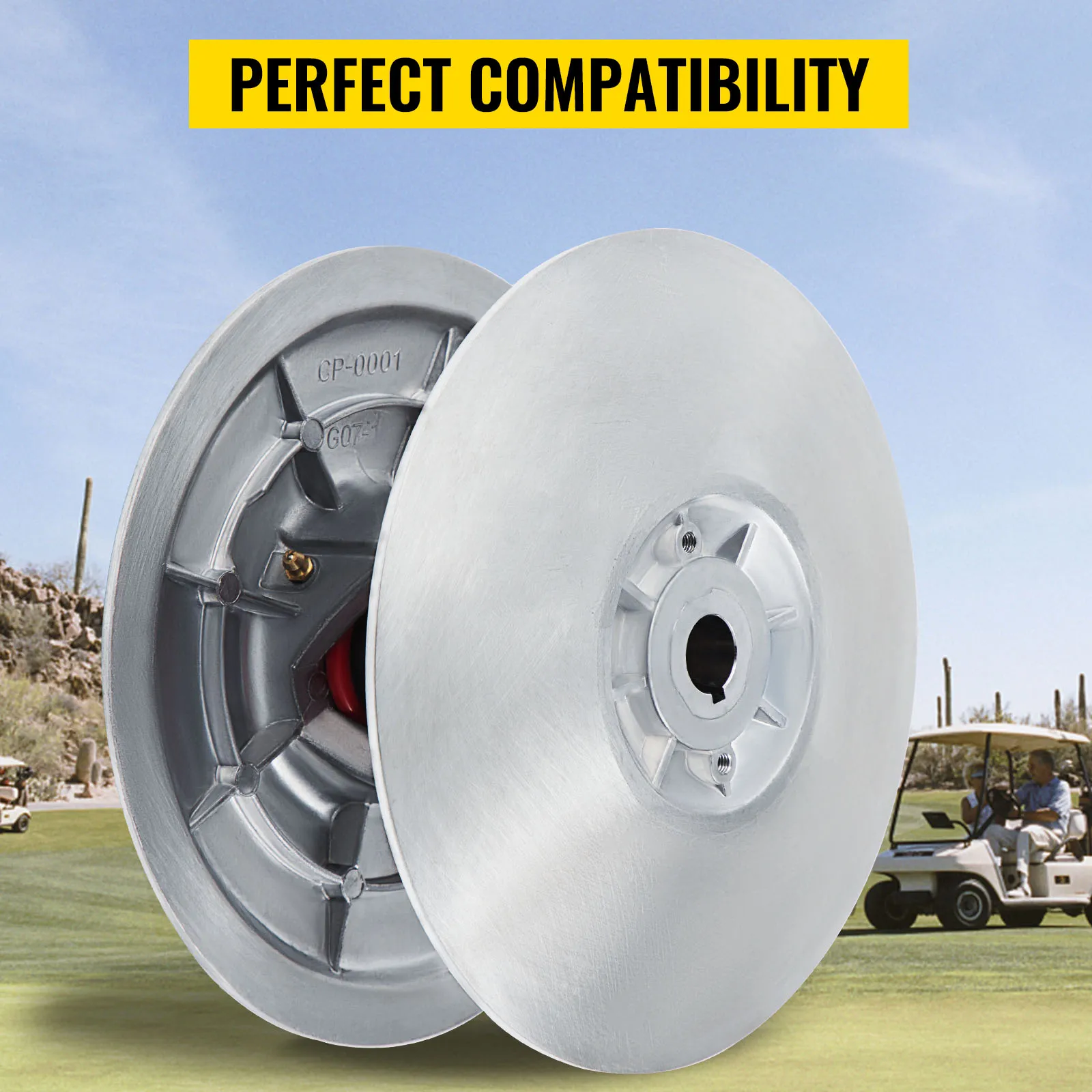 VEVOR golf cart clutch kit for perfect compatibility on green grass golf course.