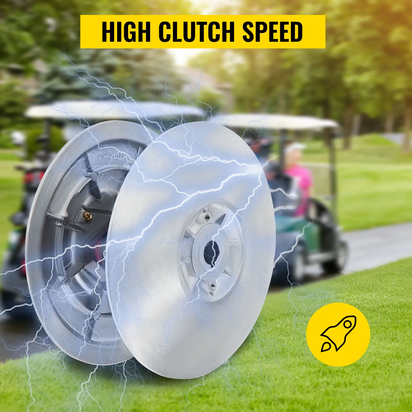 VEVOR golf cart clutch kit with high speed and visual lightning effects.
