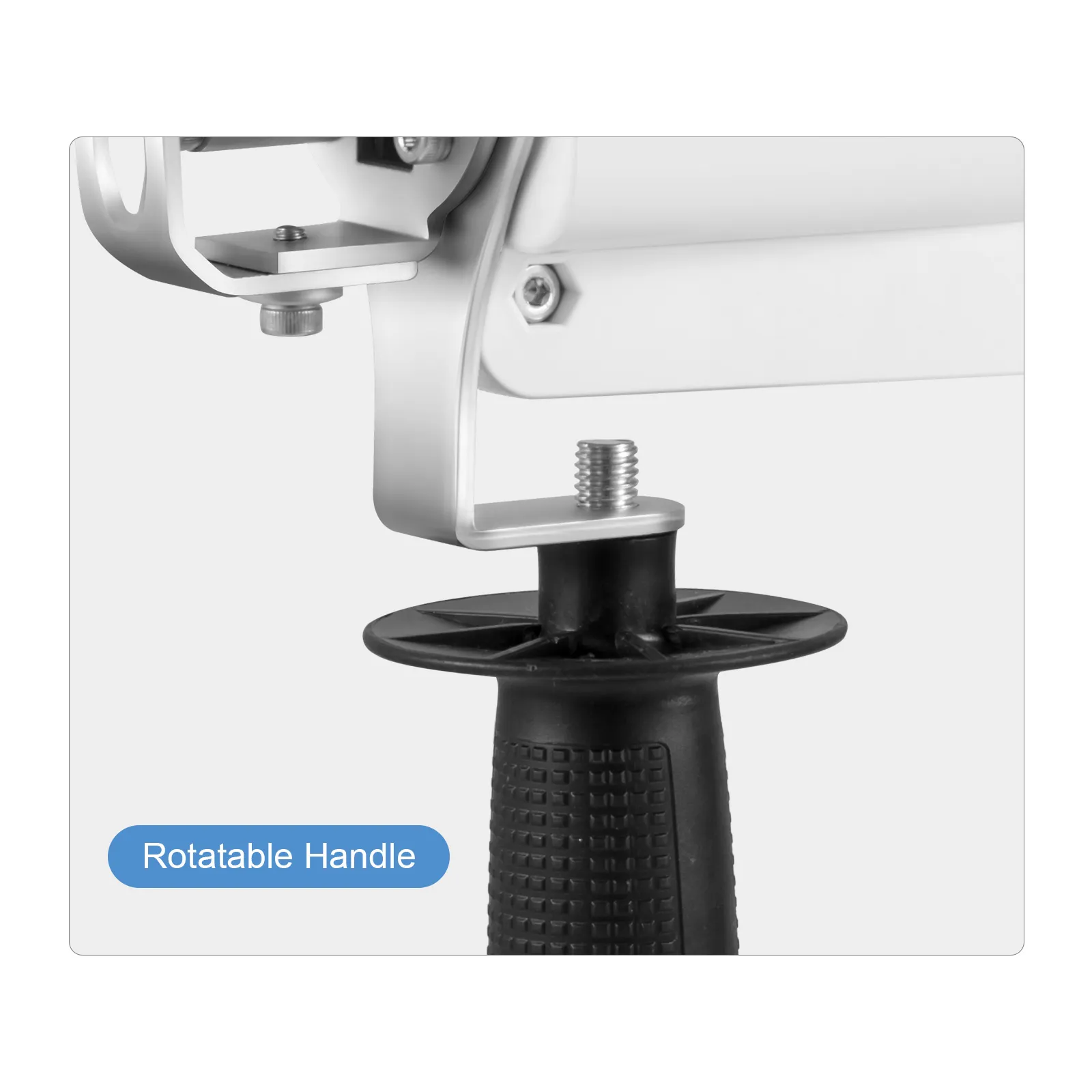 VEVOR tufting gun rotatable handle with ergonomic black grip.