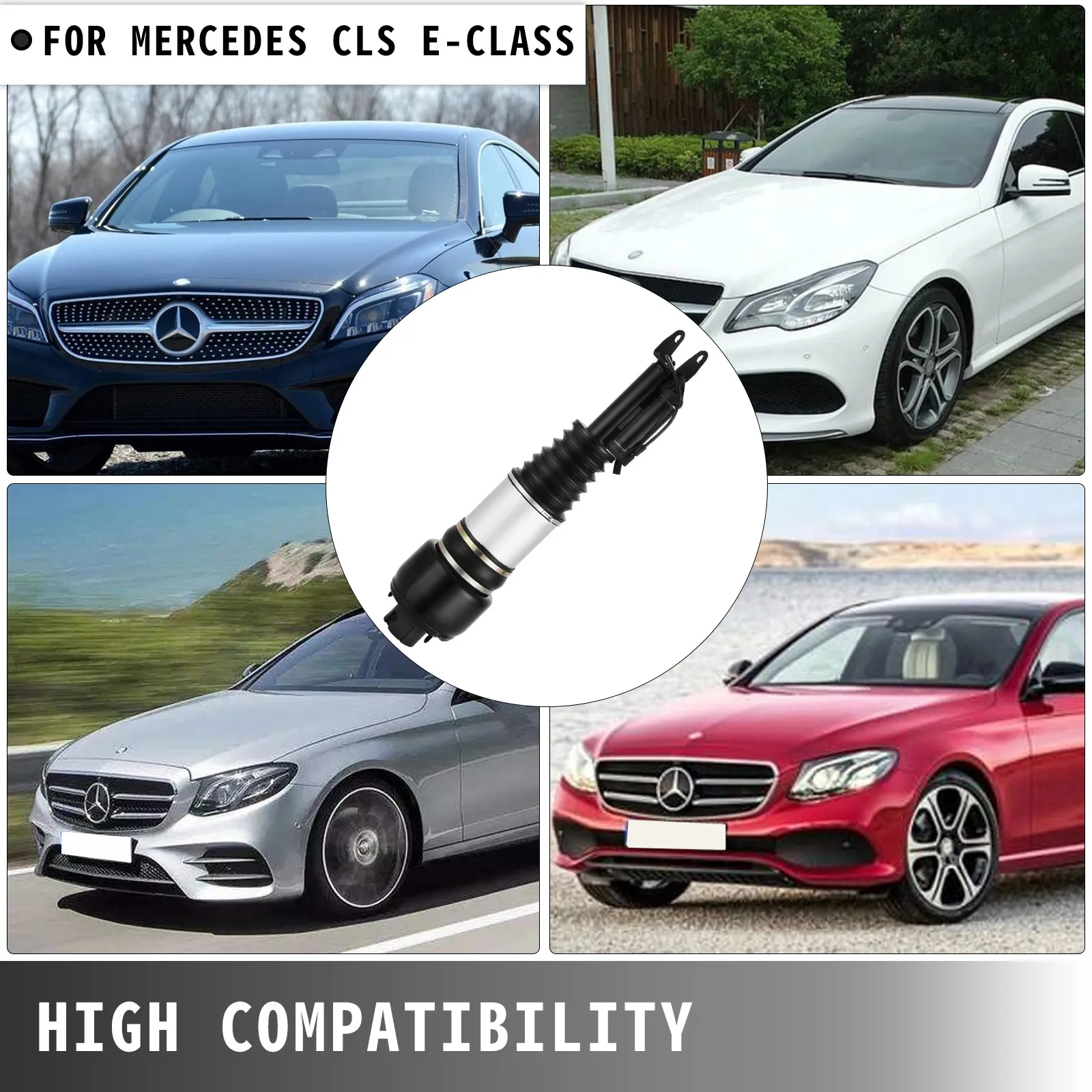 Suspensión neumática VEVOR Mercedes para Mercedes CLS Clase E, que muestra una alta compatibilidad.