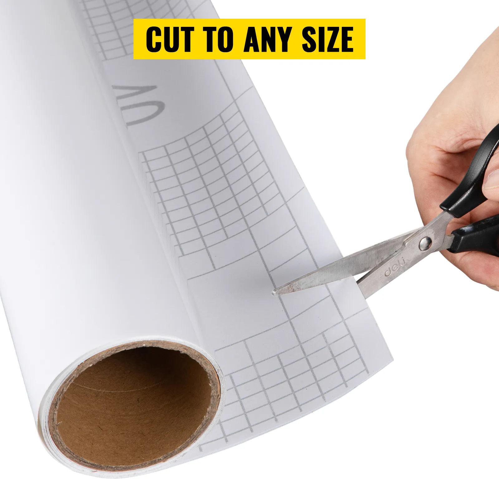 ręczne cięcie papieru tablicowego VEVOR do dowolnego rozmiaru nożyczkami.