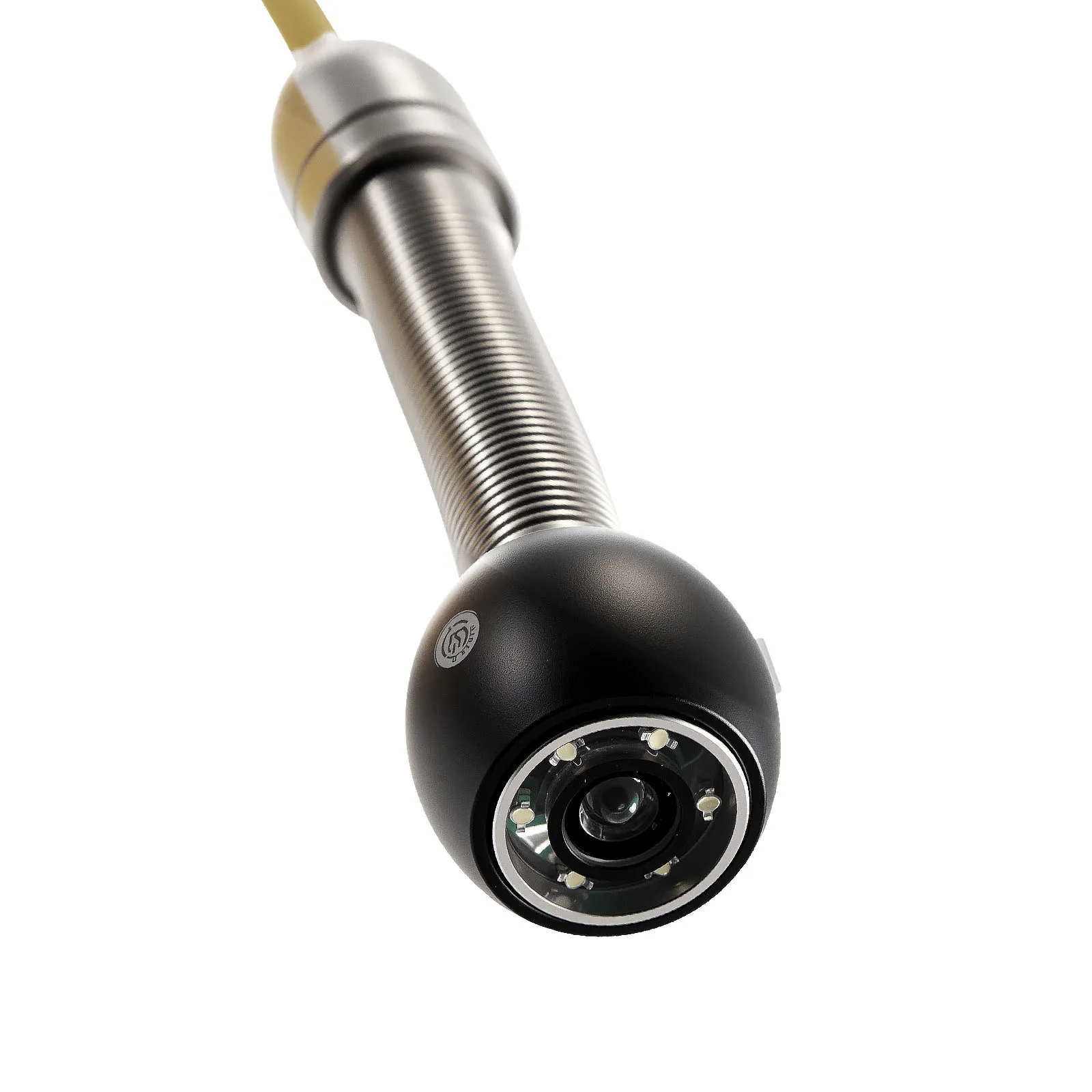 Cámara de alcantarillado VEVOR con clasificación de resistencia al agua IP68 y diámetros variables de 25 mm y 17 mm.