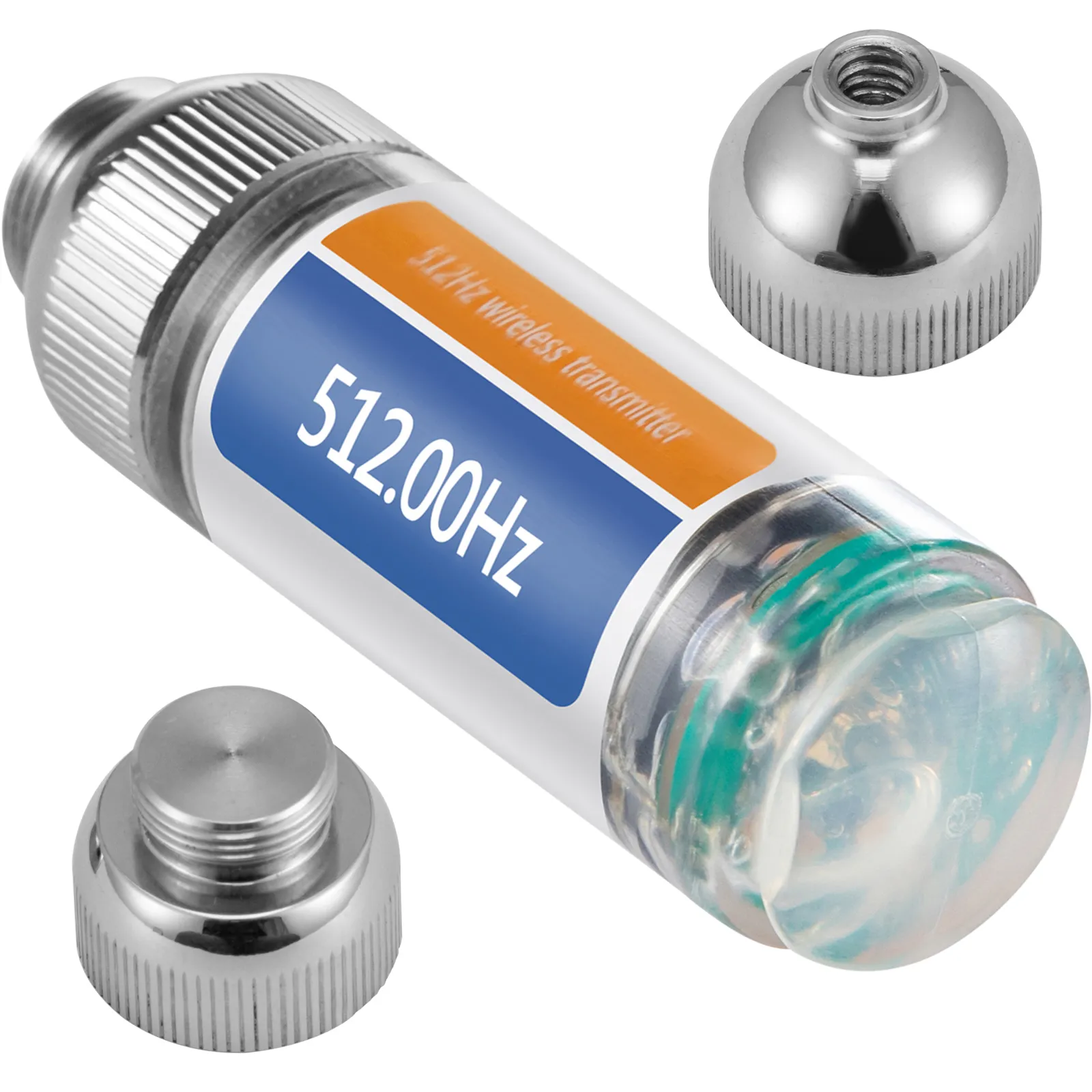 Localizador de drenaje VEVOR con transmisor inalámbrico de 512,00 hz y tapas desmontables.