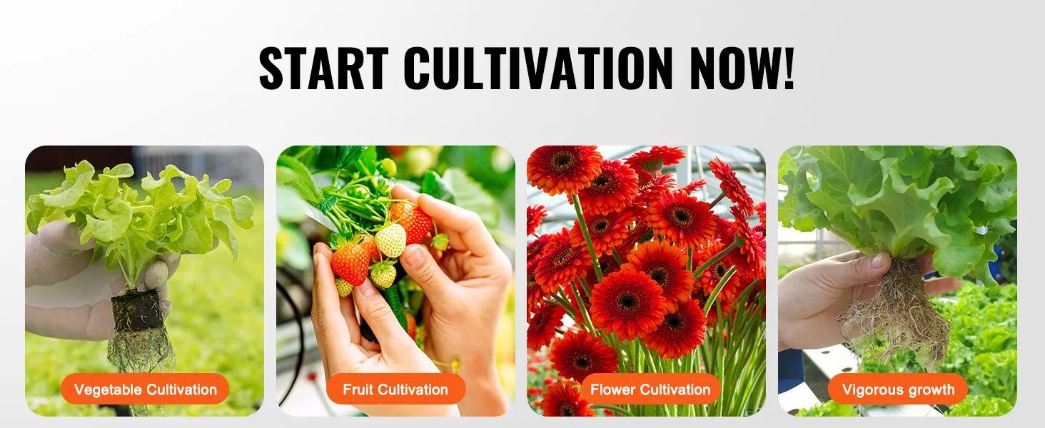 Begin nu met kweken met het VEVOR hydrocultuursysteem voor de groei van groenten, fruit en bloemen.