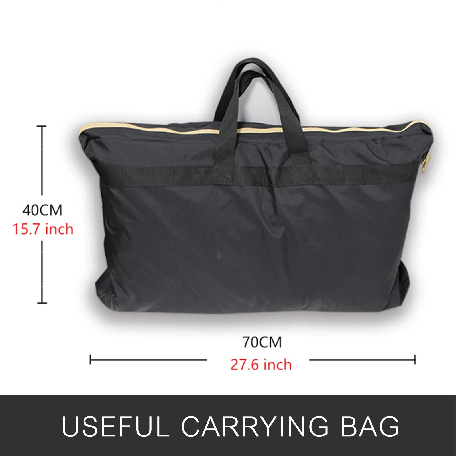 Bolsa de transporte negra con dimensiones 40cm x 70cm para carcasa de carrito de golf VEVOR.