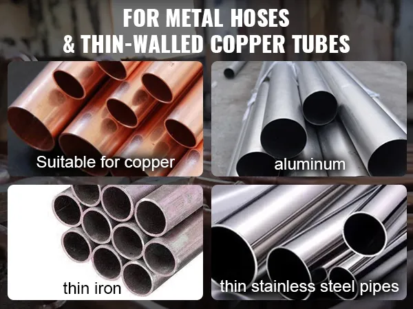 VEVOR pipe tube bender for copper, aluminum, thin iron, and thin stainless steel pipes.