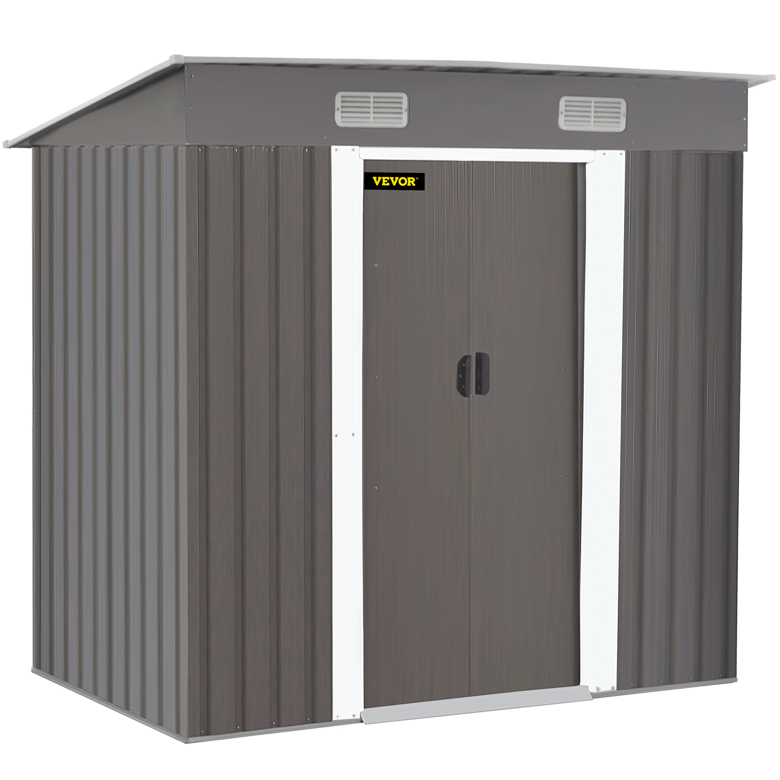 ザムーグ・ヴェドローグ各4枚セット　プレイ用 VEVOR Outdoor Storage Shed, 6 X 4 ft Metal Shed, Lockable Tool