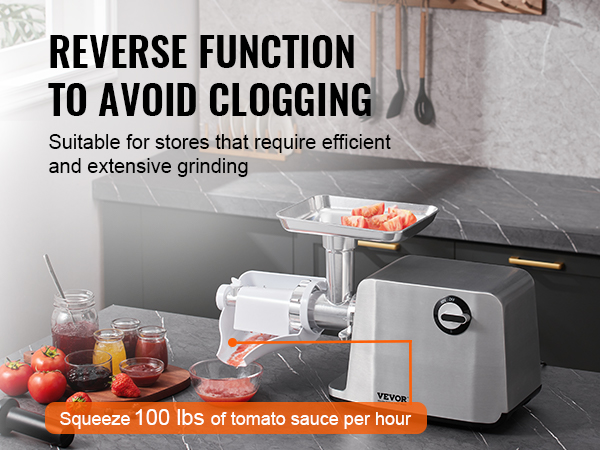 VEVOR Electric Tomato Strainer, 700W Tomato Sauce Maker Machine
