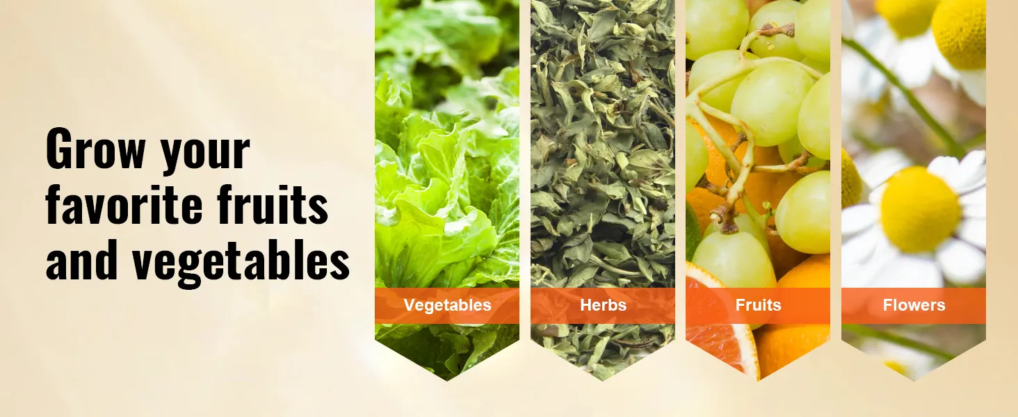grow your favorite fruits, vegetables, herbs, and flowers with VEVOR garden bed.