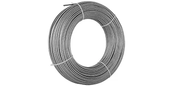 coiled VEVOR stainless steel cable for railing.