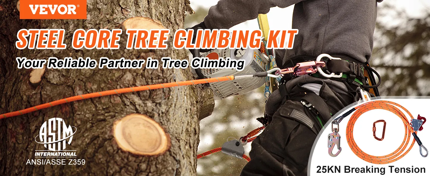 JATCSG Upgrade Cowhide Tree Climbing Spikes, Adjustable Tree Climbing Gear With