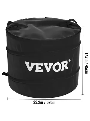 VEVOR dry trimmer kit with black collapsible body, dimensions 23.2x17.7in.