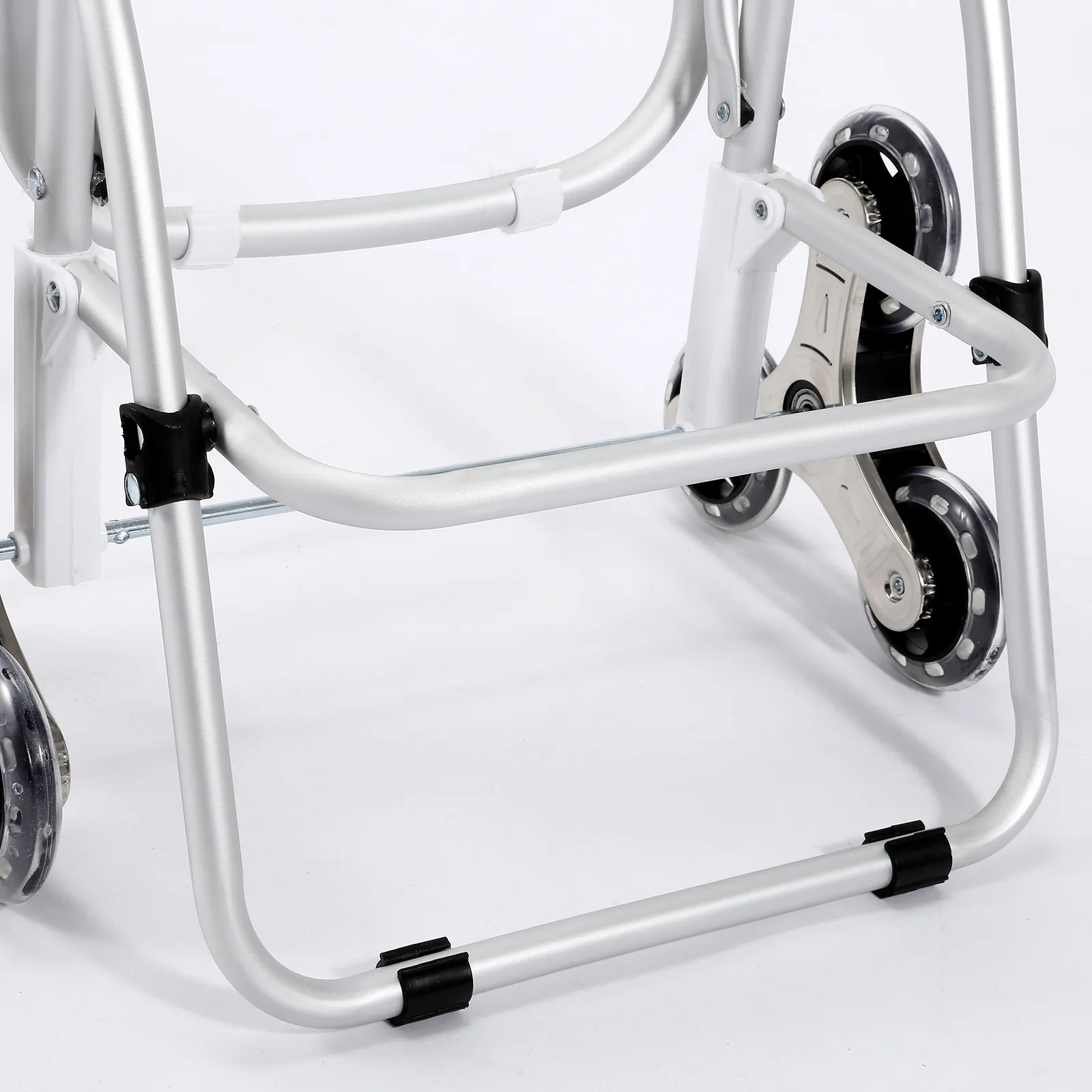 VEVOR stair climbing cart with sturdy aluminum frame and tri-wheel design for easy stair navigation.