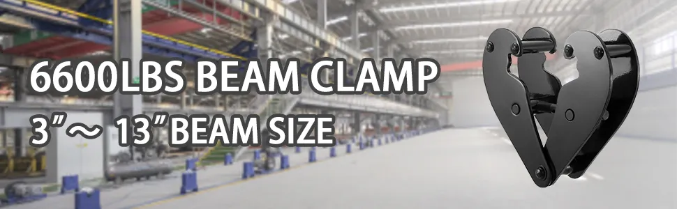 Beam Clamp I Beam Lifting Clamp 6600lbs/3tonheavy Duty Beam Hangers In ...