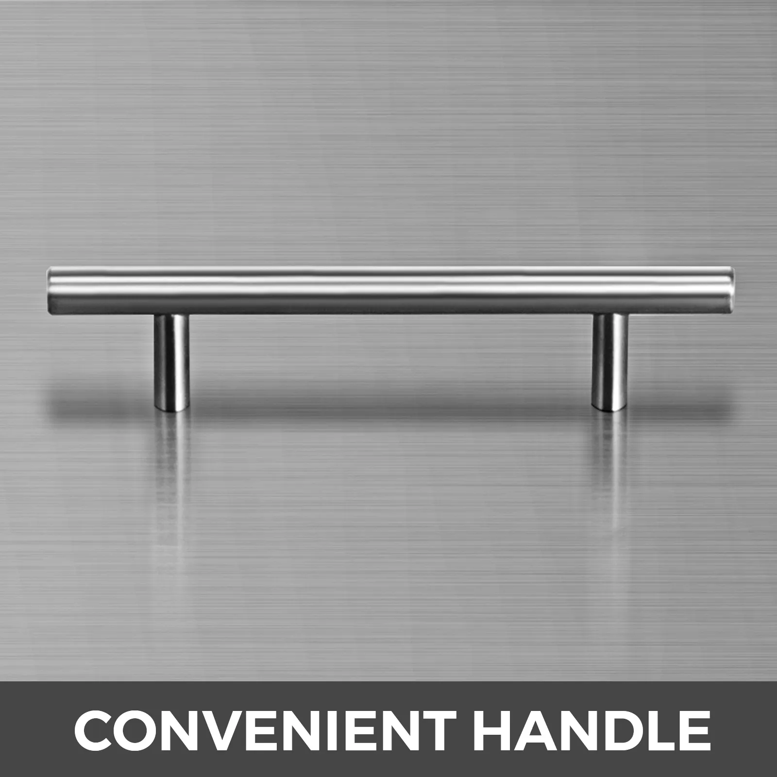 Mango de acero inoxidable para tapa de fogón VEVOR con diseño de agarre cómodo.