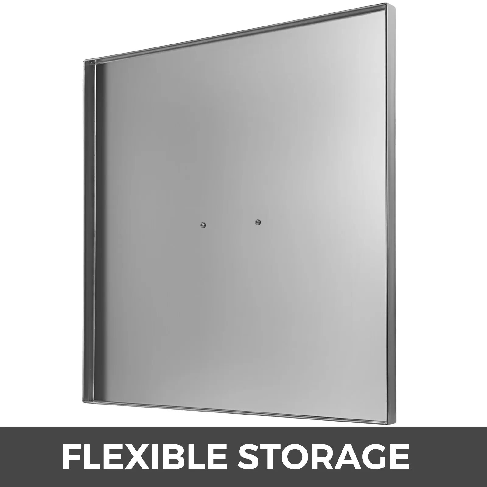 Tapa para fogata VEVOR con almacenamiento flexible, con un diseño metálico elegante.