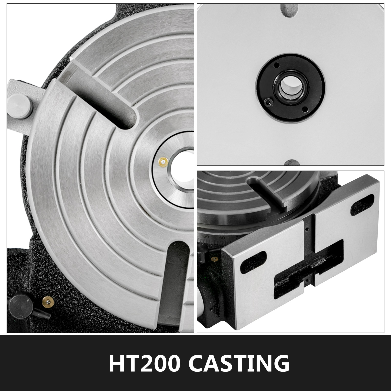 VEVOR Rotary Table 8 Inch/200 MM Horizontal Vertical Rotary