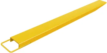 yellow VEVOR pallet fork extension for enhanced forklift reach and load stability.