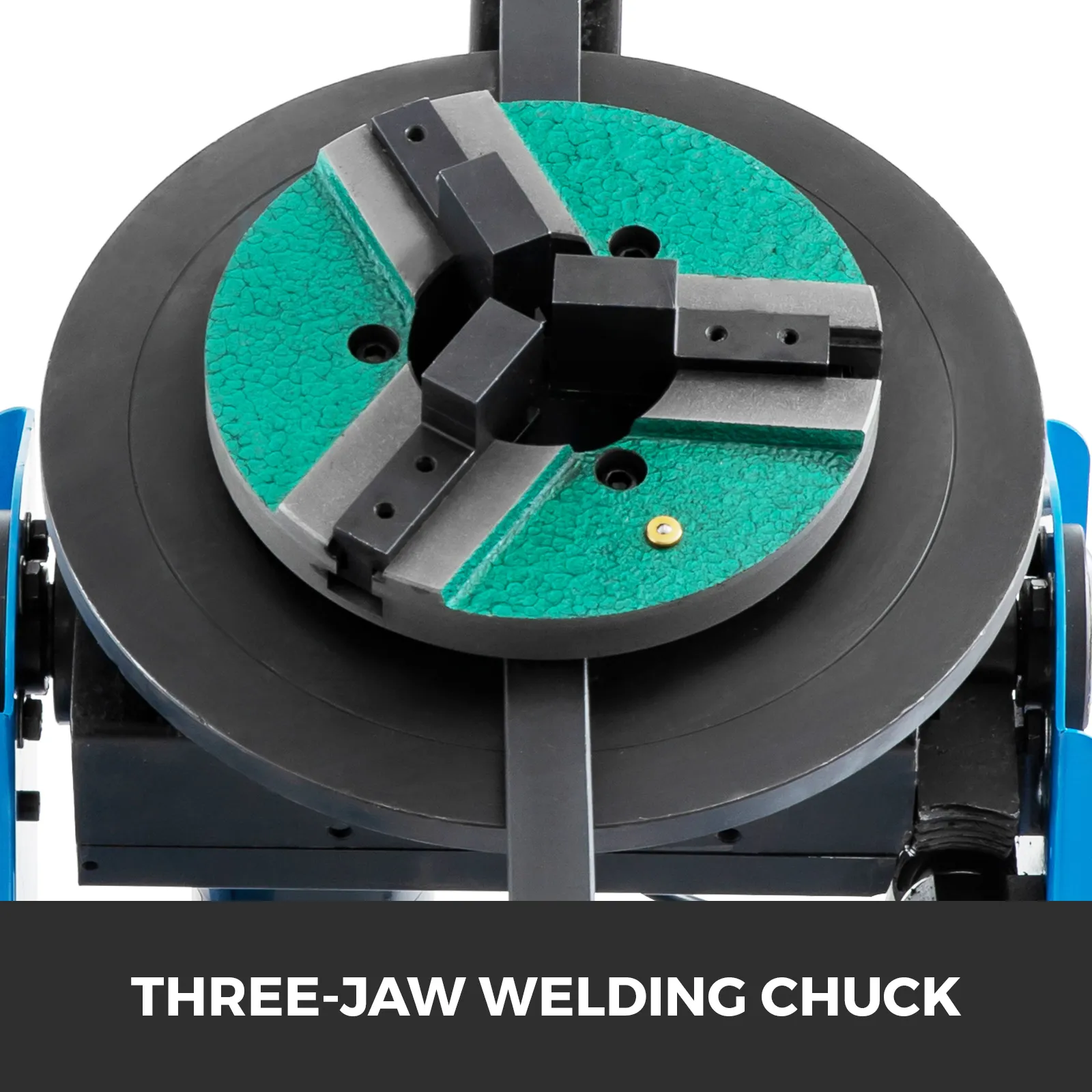 VEVOR rotary welding positioner with three-jaw welding chuck.