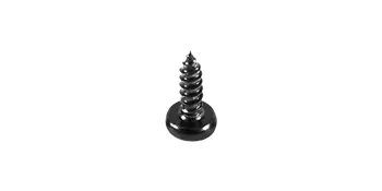 black screw for VEVOR deck balusters, small and cylindrical with a flat head.