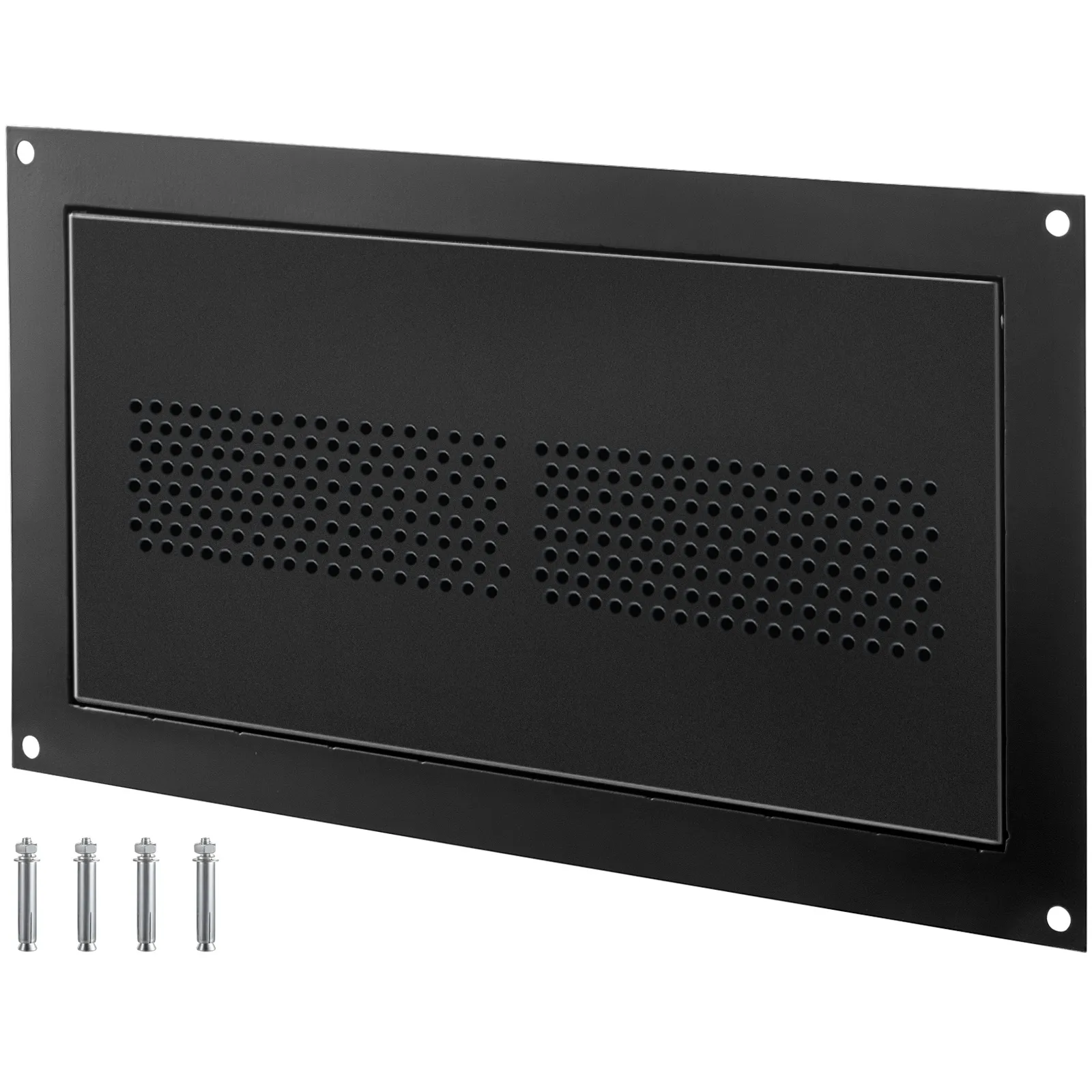 black VEVOR flood vent with mounting hardware included.
