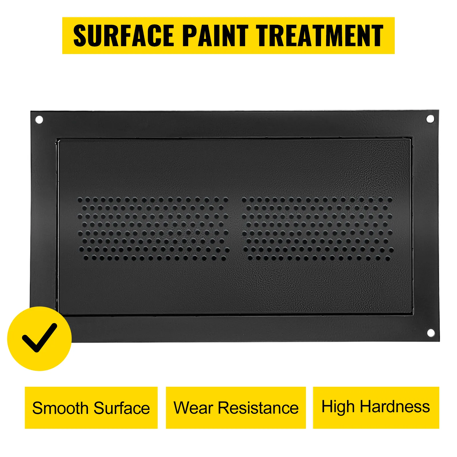 VEVOR flood vent with surface paint treatment for smooth, wear-resistant, and hard finish.