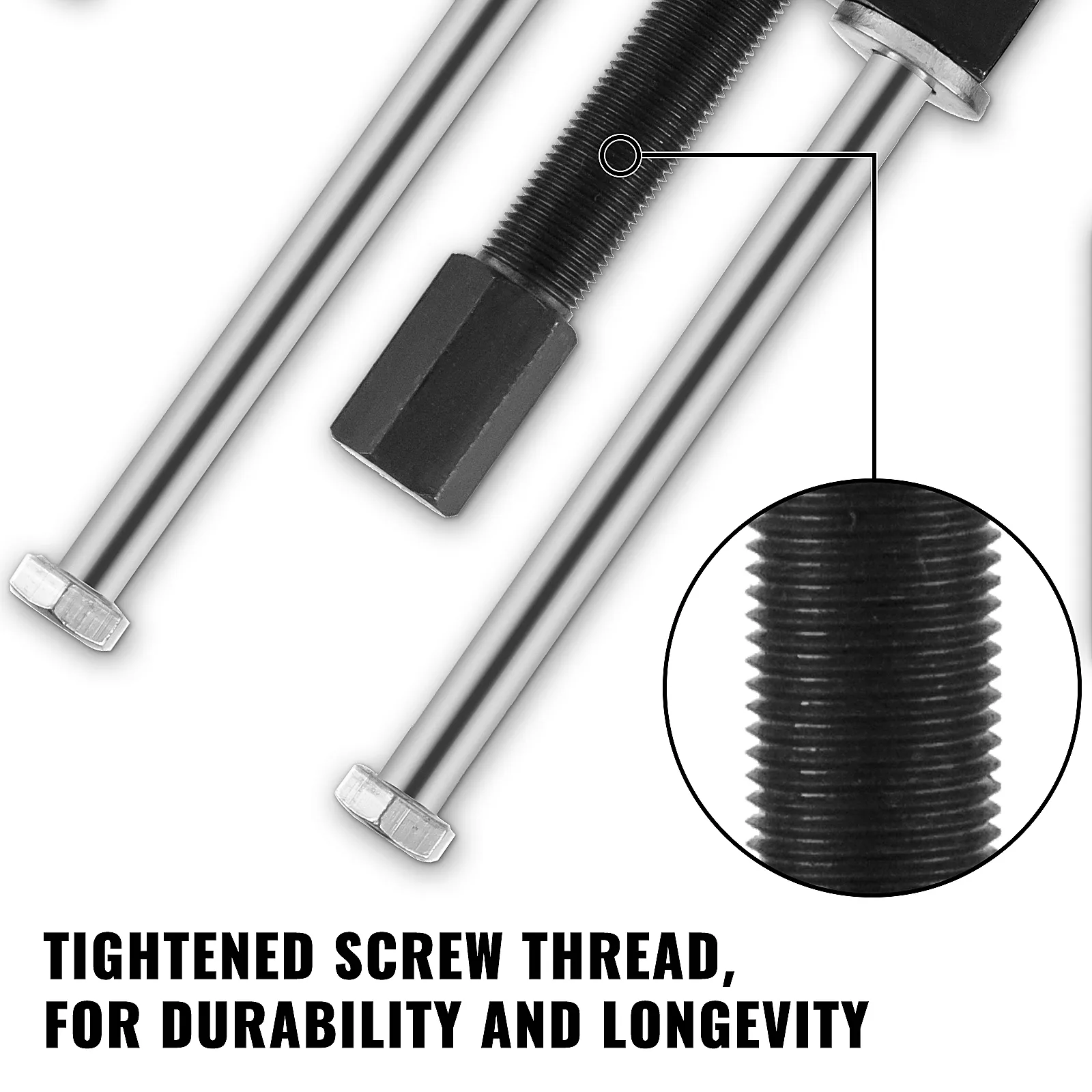 Herramienta para carrera de cojinetes de eje principal VEVOR con rosca de tornillo ajustada para mayor durabilidad.