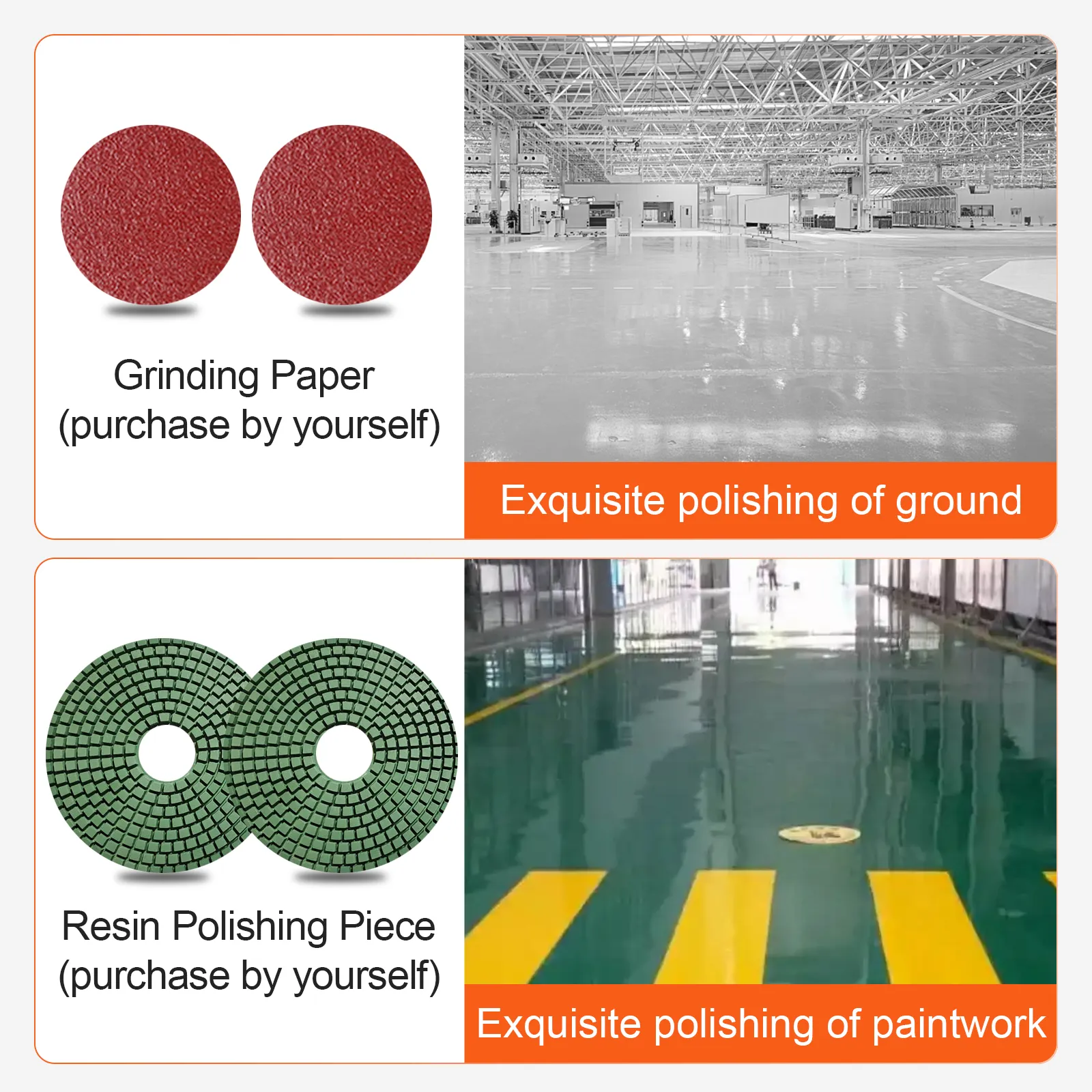 Pulido y abrillantado de suelos con pulidora eléctrica de hormigón VEVOR.