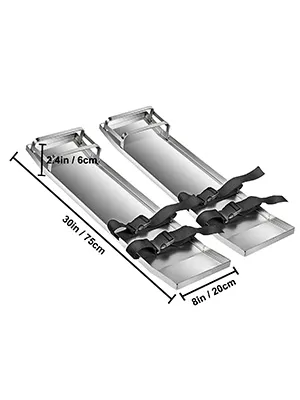 VEVOR concrete knee boards, 30" x 8", featuring durable straps and dimensions.