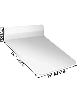 Compactador de placas VEVOR con dimensiones de 19,2" x 19" y 47,1" de altura.
