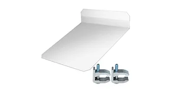 Compactador de placas VEVOR con dos abrazaderas para una fijación segura.