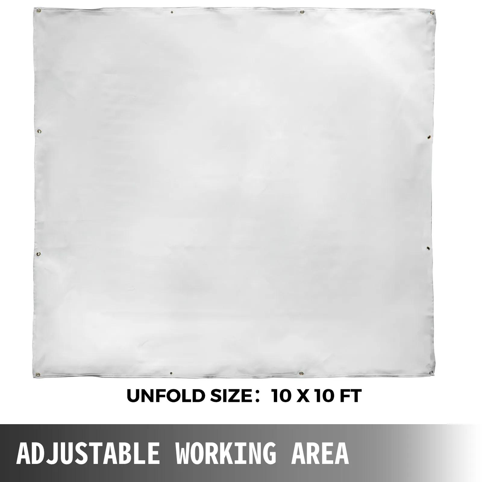 VEVOR welding blanket, 10x10 ft, adjustable working area
