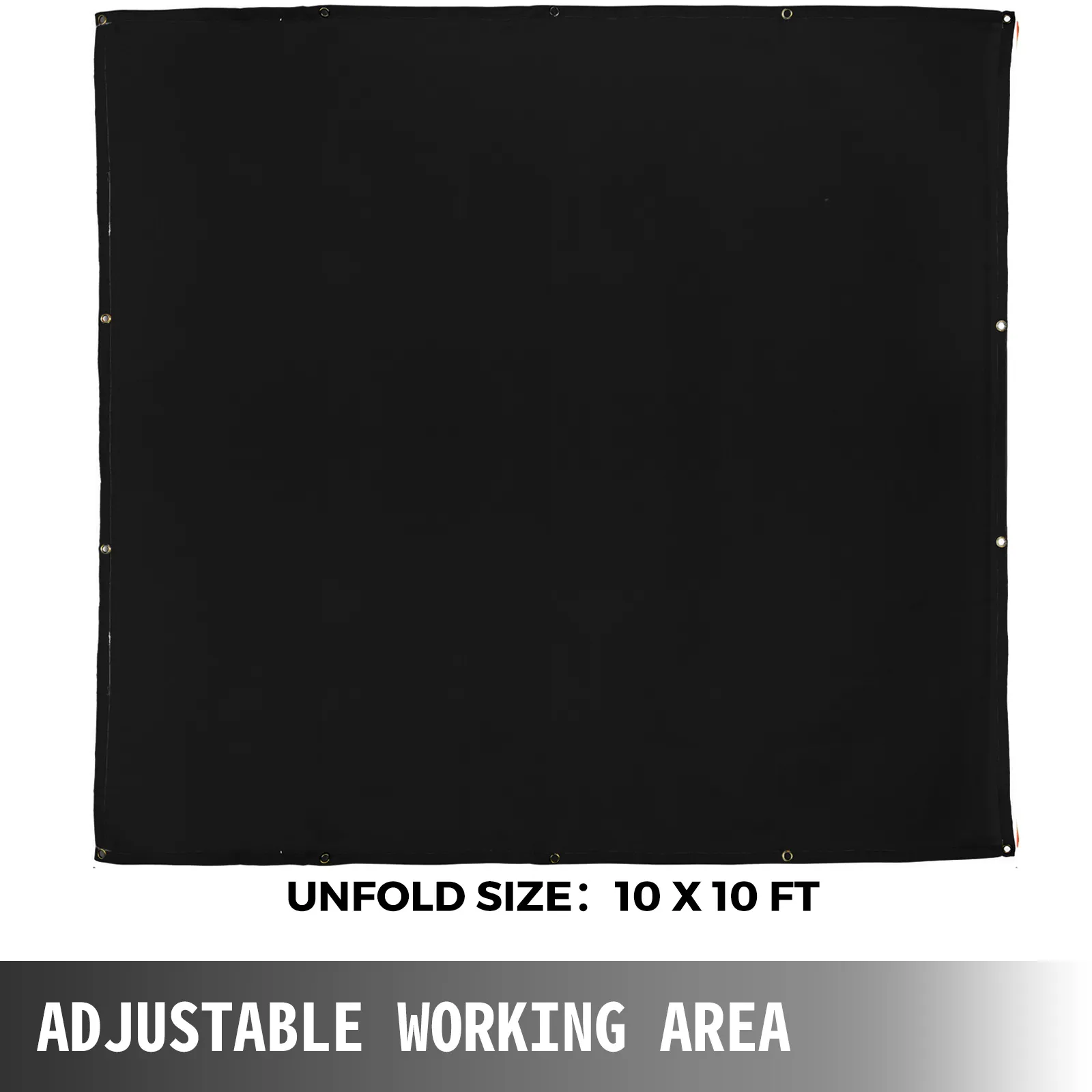 VEVOR welding blanket 10x10 ft for adjustable working area.