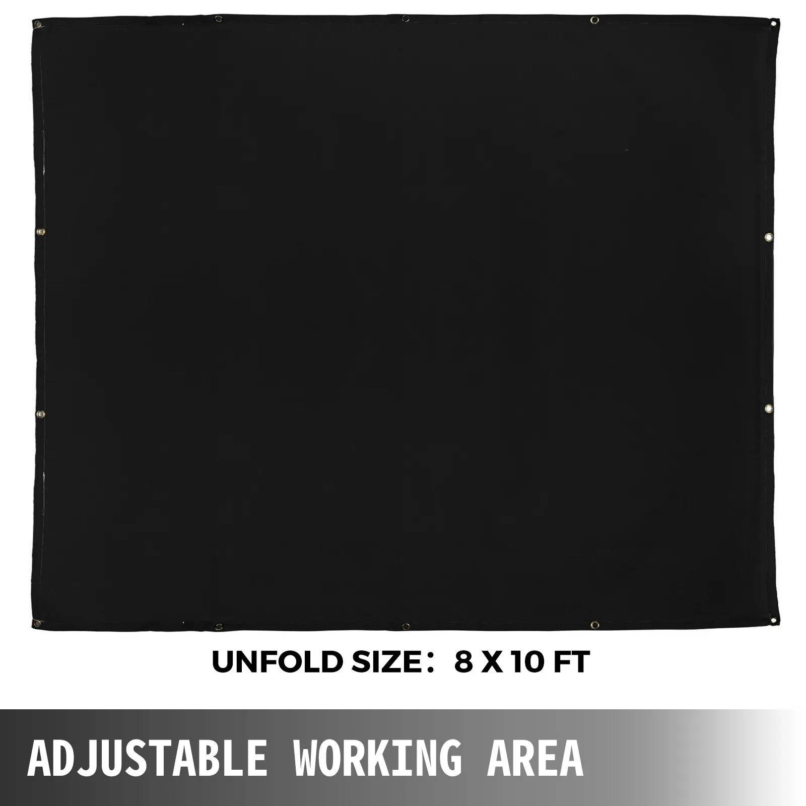 VEVOR welding blanket, 8x10 ft, adjustable working area.