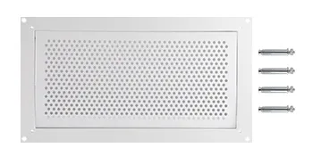 VEVOR flood vent with mounting holes and bolts for effective flood protection.