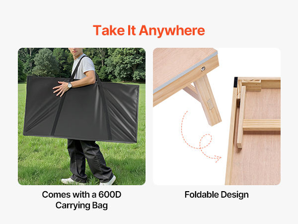 Cornhole Set Aus Holz – 2 Bretter (1,2x0,6 M), 8 Sitzsäcke, Inkl. Tragetasche
