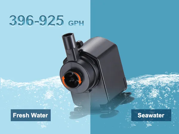 Bomba enfriadora de acuario VEVOR, 396-925 gph, adecuada para agua dulce y agua de mar.
