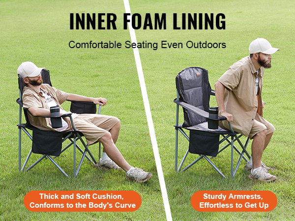 foldable soft chair