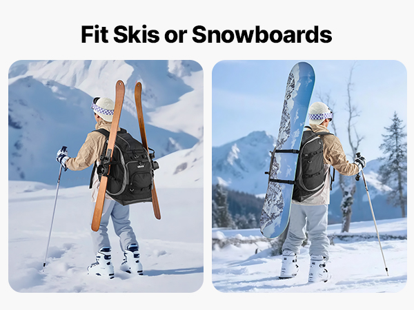VEVOR Snowboard Boot Backpack – 70L, 1680D Waterproof