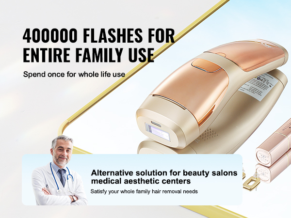VEVOR IPL Hair Removal, Permanent Hair Removal with Sapphire Ice