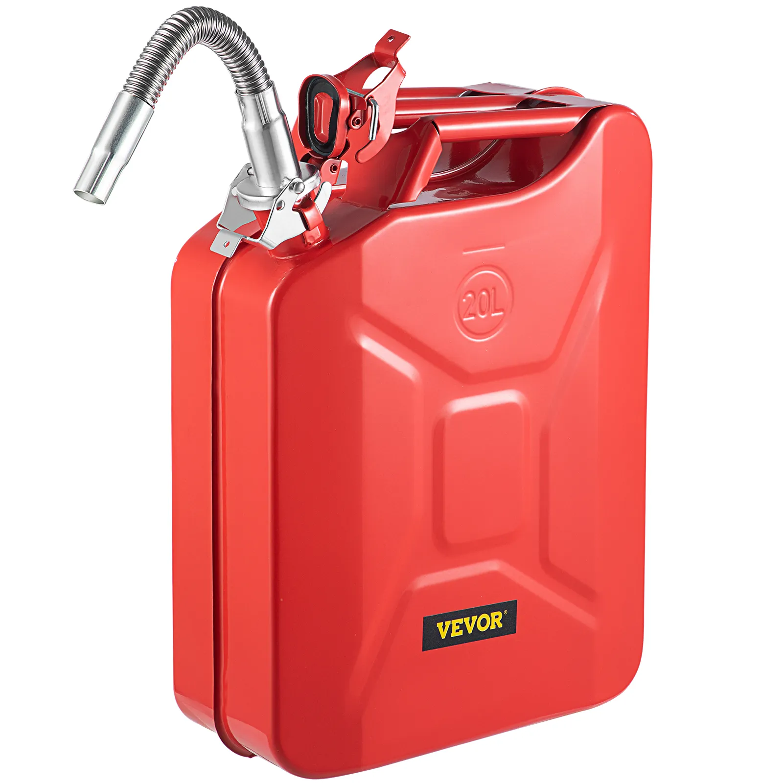 Racewill Anti-theft Jerry Can Mount Holder: Lockable Jerry Gas Can Holder Rack, 5 Gallon (20 Liter), Reinforced Welding, Anti-theft U-bayonet, Plum