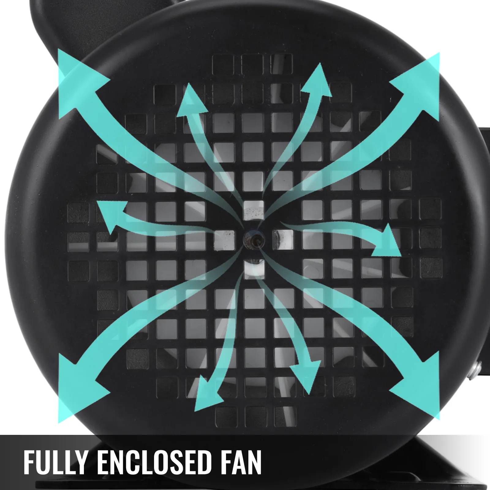 Motor eléctrico VEVOR con ventilador completamente cerrado para una refrigeración eficiente