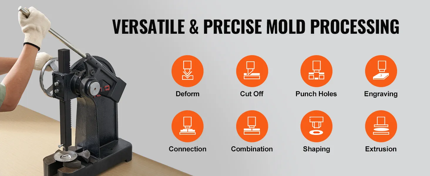 VEVOR versatile and precise mold processing machine with multiple functions.