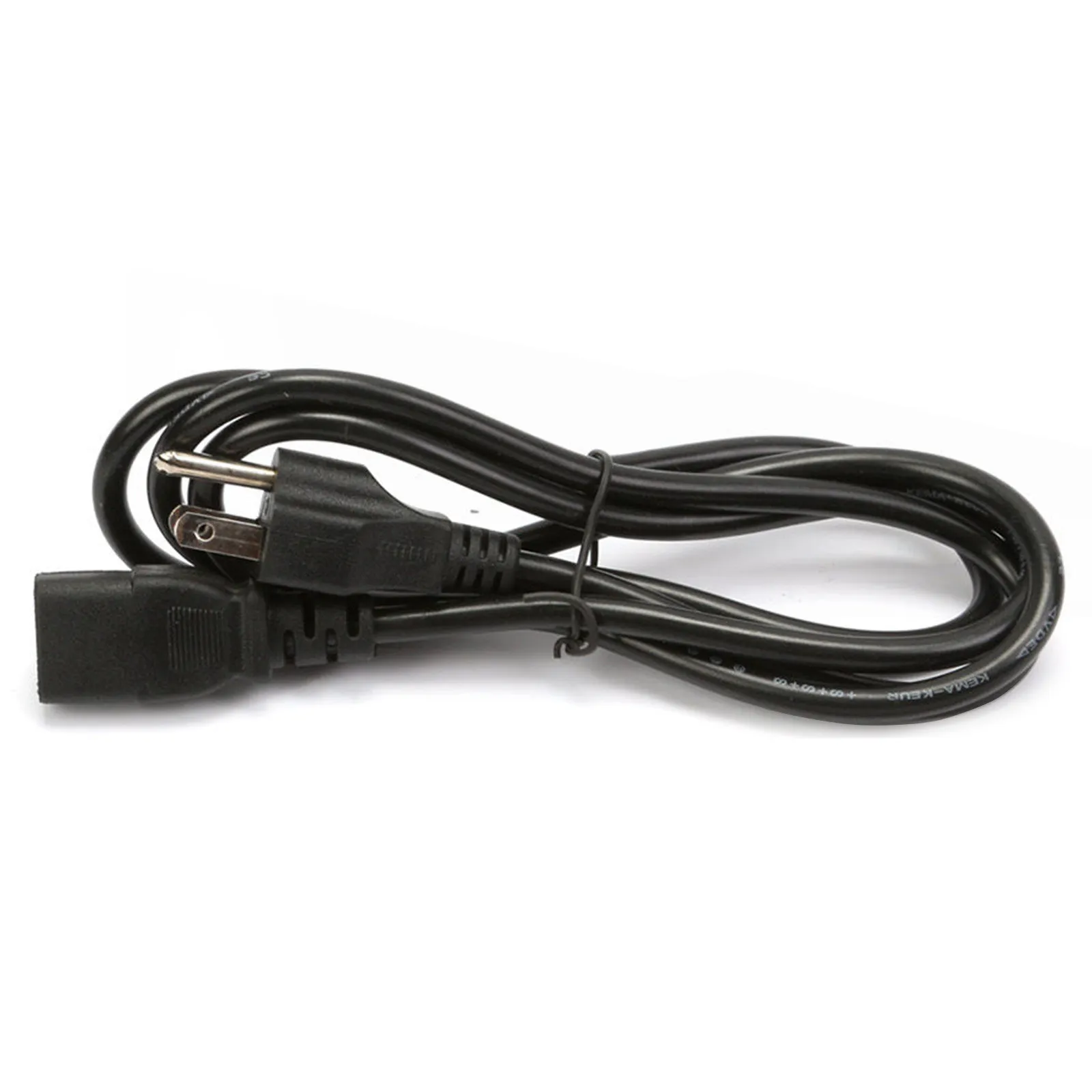 black power cord for VEVOR ultrasonic cleaner on white background.